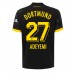 Borussia Dortmund Karim Adeyemi #27 Borta matchtröja 2023-24 Kortärmad Billigt